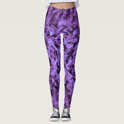 Leggings Le feu pourpre (Devant)