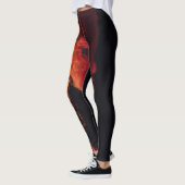 Leggings Le feu sur les Leggins noirs (Gauche)