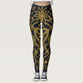 Leggings Le fil d'or de l'amour (Devant)