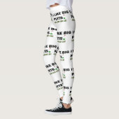 Leggings Le golf I aiment de grands putts et je ne peux pas (Gauche)