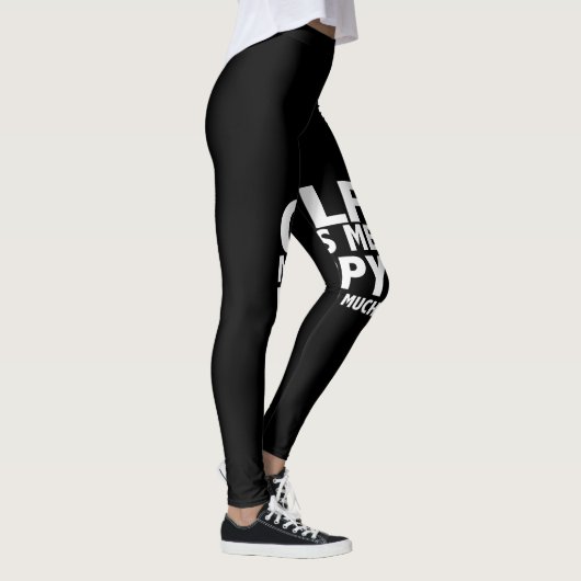 Leggings le golf me rend plus heureux que vous (Droite)