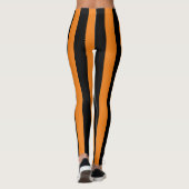 Leggings Le grand noir orange barre Halloween (Dos)