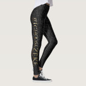 Leggings Le #iChooseZeke de journaux intimes de voile (Droite)