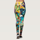 Leggings Le jardin de colibri - guêtres de femmes de dames (Dos)