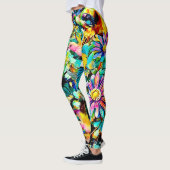 Leggings Le jardin de colibri - guêtres de femmes de dames (Gauche)