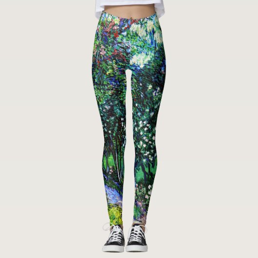 Leggings Le Jardin de l'Asile à Saint-Rémy, Van Gogh (Devant)