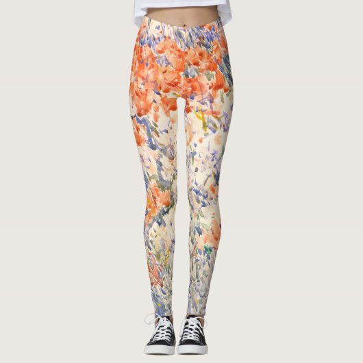 Leggings Le jardin de l'île (Devant)