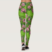 Leggings Le jardin du Lotus (Dos)