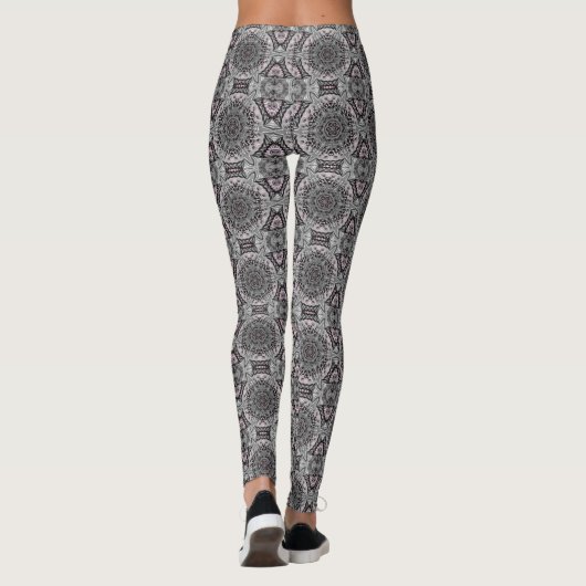 Leggings Le Jardin Fractal Argenté (Dos)