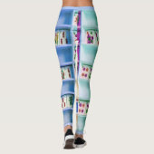 Leggings le jongg d'heure-milliampère couvre de tuiles des (Dos)