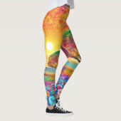 Leggings Le kaléidoscope de Sunset Nature (Droite)