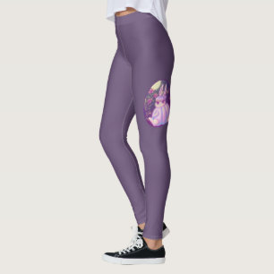 Leggings Le Lapin Blanc De Costume Citrouille Dans L'Oeuvre