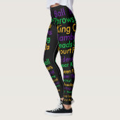 Leggings Le mardi gras exprime des guêtres (Gauche)