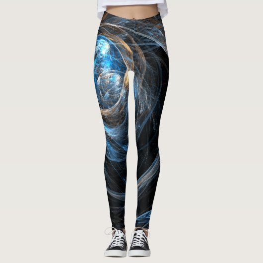 Leggings Le monde de l'art Abstrait (Devant)