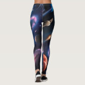 Leggings Le monde des planètes et des étoiles (Dos)