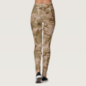 Leggings Le Motif Camouflage Brown du désert Camo votre (Dos)