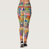 Leggings Le Motif de camion Foodie de Cookie Monster (Dos)