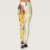 Leggings Le Motif Textile Kiss De Gustav Klimt (Dos)