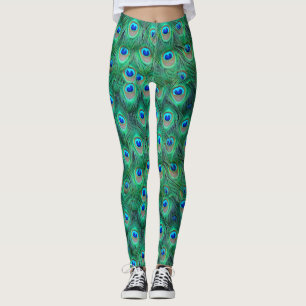 Leggings Le paon de fantaisie fait varier le pas de tous