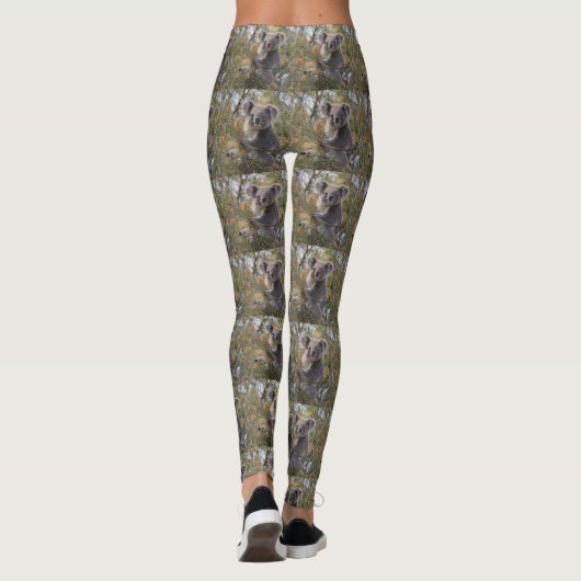 Leggings "Le paradis de Koala : niché dans un arbre de Grev (Dos)