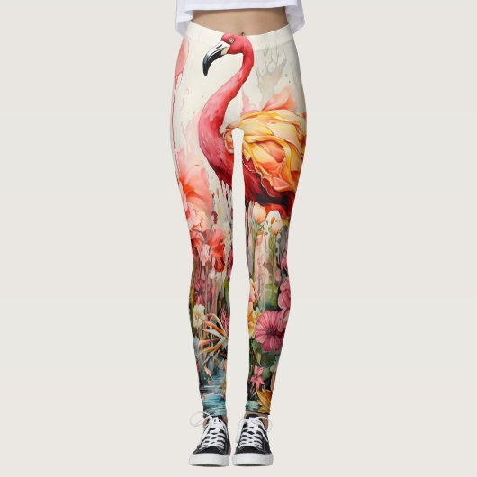 Leggings Le paradis des Imaginaires tropicaux (Devant)