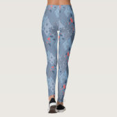 Leggings Le patchwork bleu vif (Dos)