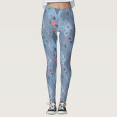 Leggings Le patchwork bleu vif (Devant)