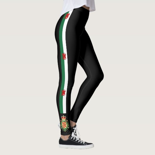 Leggings Le Pays de Galles barre le drapeau (Droite)