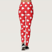 Leggings Le Père Noël en rouge (Dos)