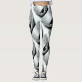 Leggings le poisson dirige le gris (Devant)