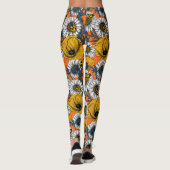 Leggings Le pré en jaune et bleu (Dos)