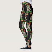 Leggings Le professeur enseignent l'amour inspirent (Gauche)