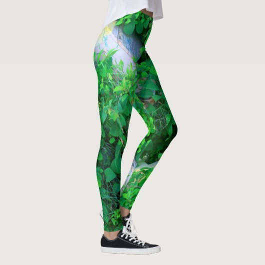 Leggings le résumé part du vert (Droite)