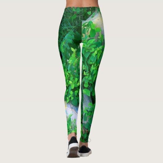 Leggings le résumé part du vert (Dos)