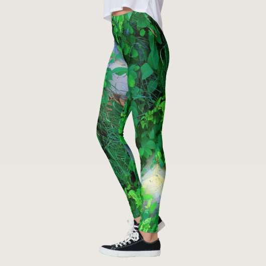 Leggings le résumé part du vert (Gauche)