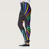 Leggings Le rétro soleil de couleurs (Gauche)