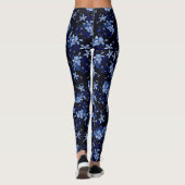 Leggings Le rêve de la floraison de minuit (Dos)
