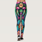 Leggings Le rêve enchanté de la forêt de champignons (Dos)