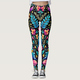 Leggings Le rêve enchanté de la forêt de champignons