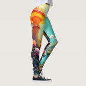 Leggings Le rêve enchanté de la forêt de champignons (Droite)