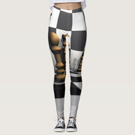 Leggings Le Roi Play d'échecs (Devant)