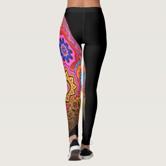 Leggings Le rose brillent (Dos)