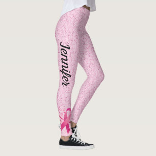 Leggings Le ruban de soutien contre le cancer du sein JETTE