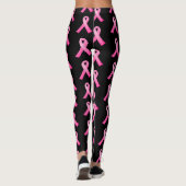Leggings Le ruban Guêtre-Rose des femmes survivent (Dos)