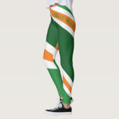 Leggings Le saint Patrick crient Erin vont Bragh barré (Gauche)