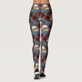 Leggings Le secret de Raven. Illustration gothique sombre e (Dos)