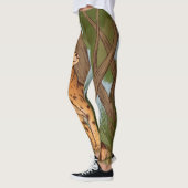 Leggings Le Serval et le Papillon (Gauche)