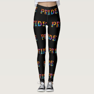 Leggings Le texte coloré créatif et thématique de la fierté