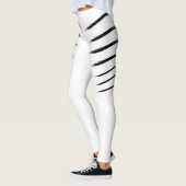 Leggings Le tigre blanc barre des guêtres (Gauche)