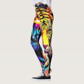 Leggings Le tigre dans un rêve floral (Gauche)